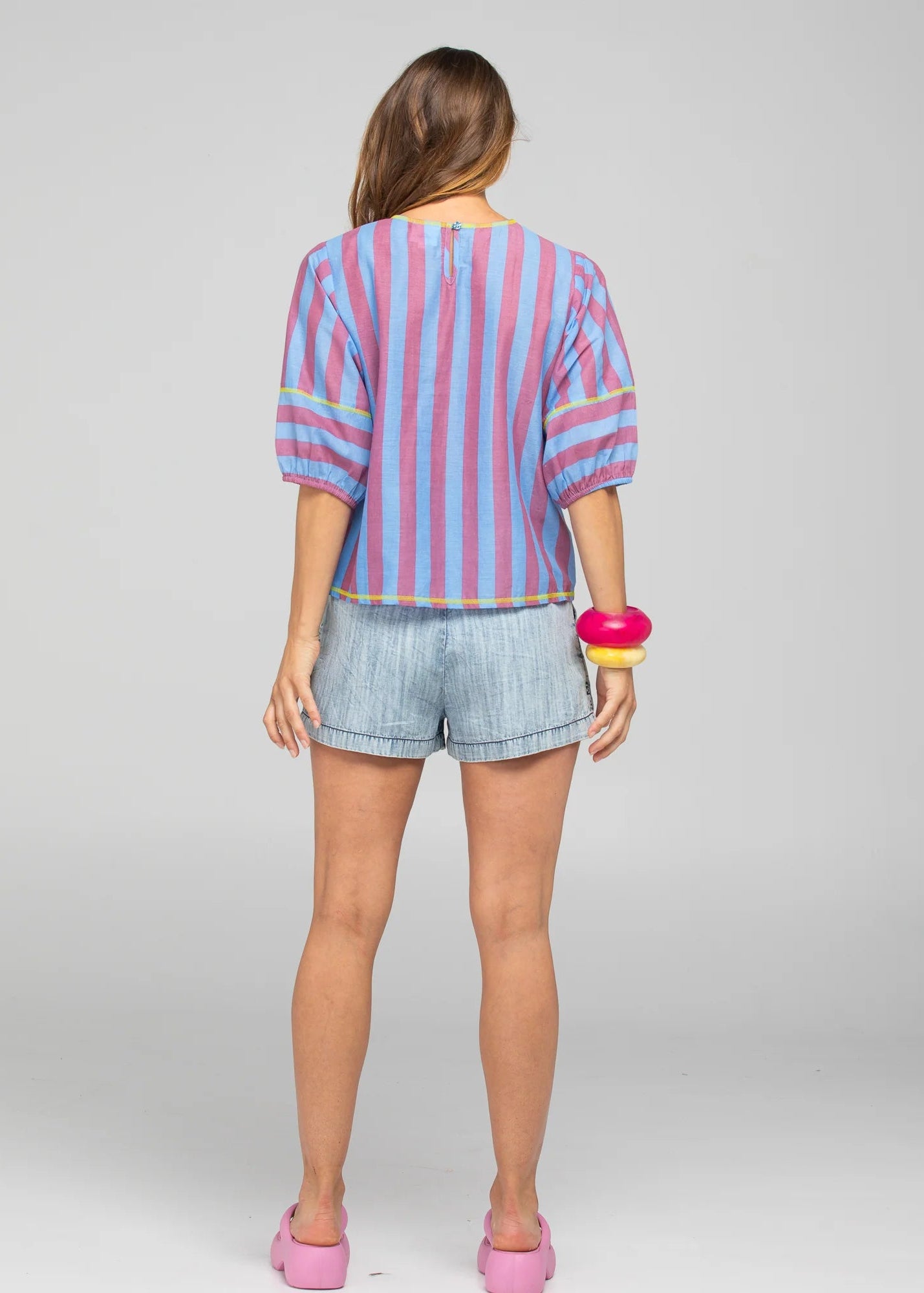 Boom Shankar Ava Top Capri Blue