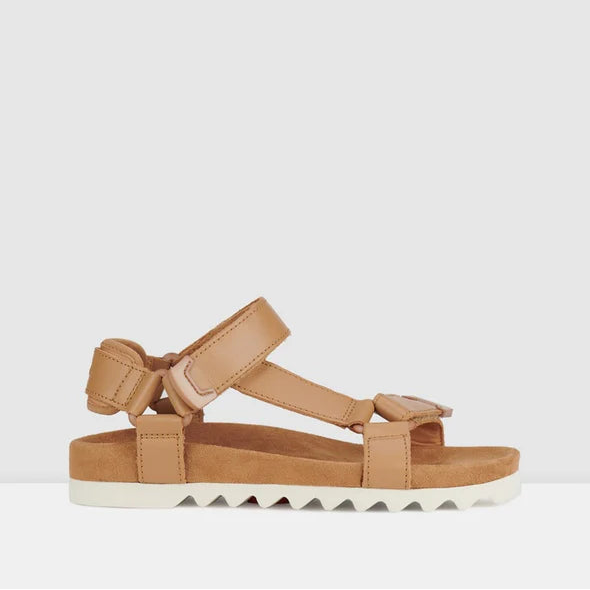 Rollie Wedge Sandal Tan