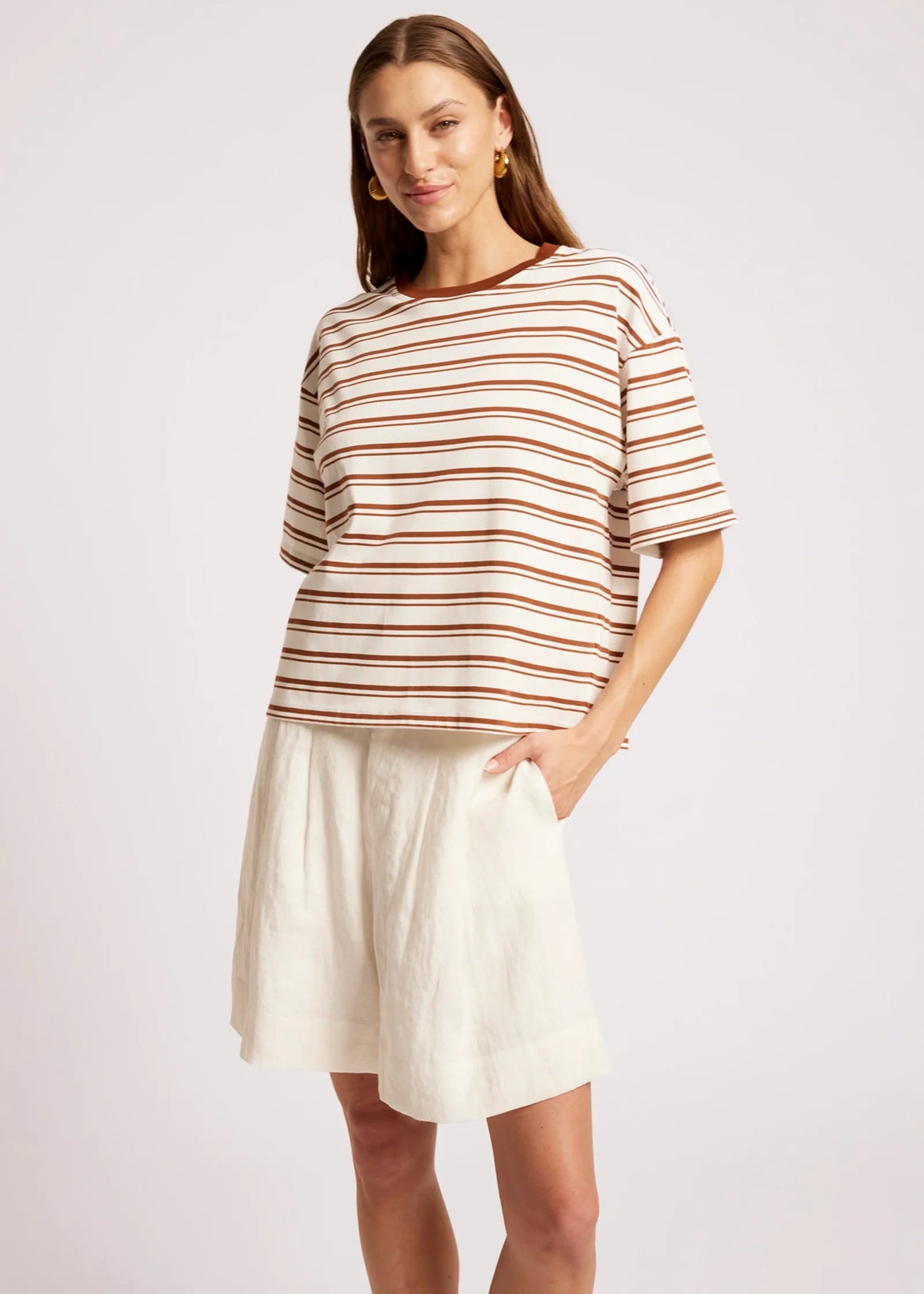 Eb & Ive Paloma Tee Dune