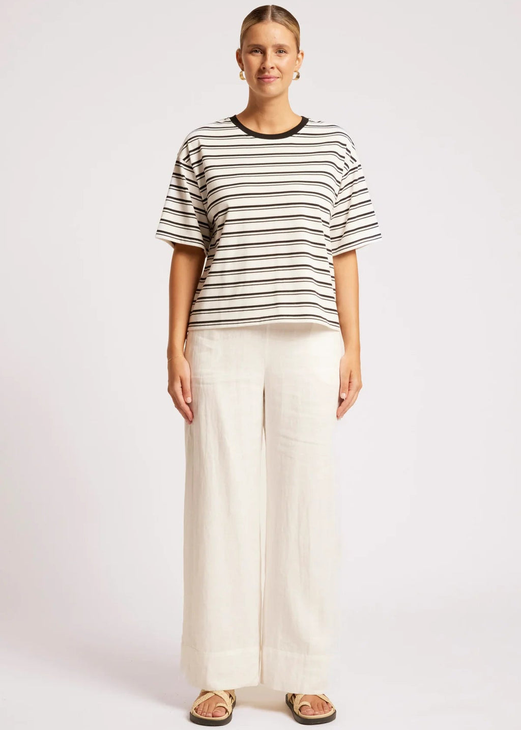 Eb & Ive Paloma Tee Black
