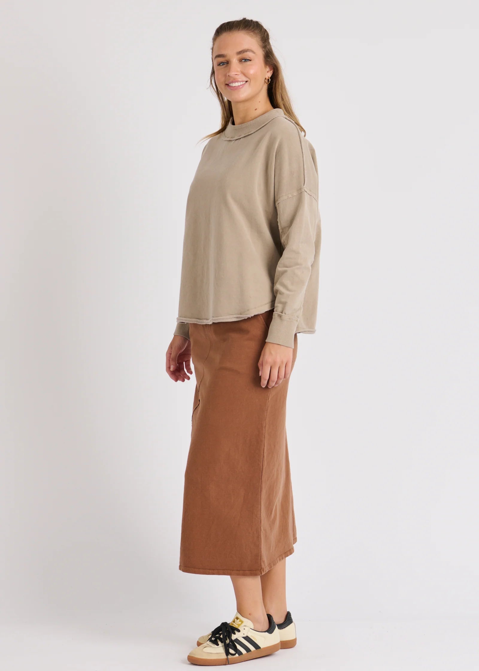 OTW Sweat Top Taupe