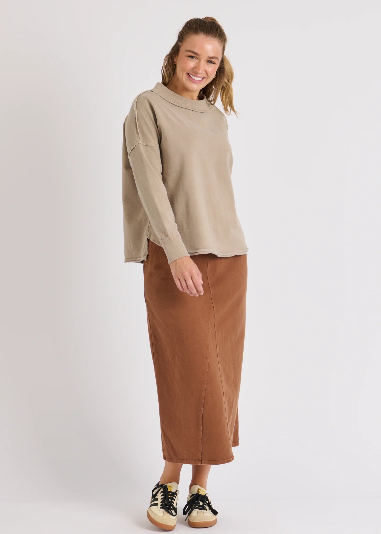 OTW Sweat Top Taupe