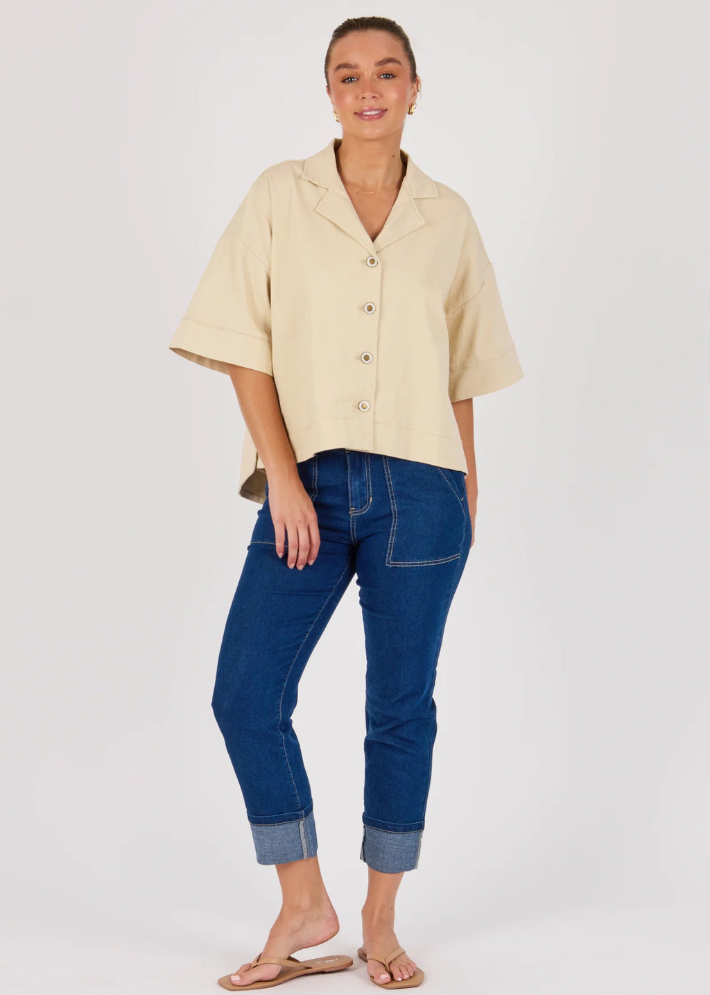 OTW Collared Shirt Ecru