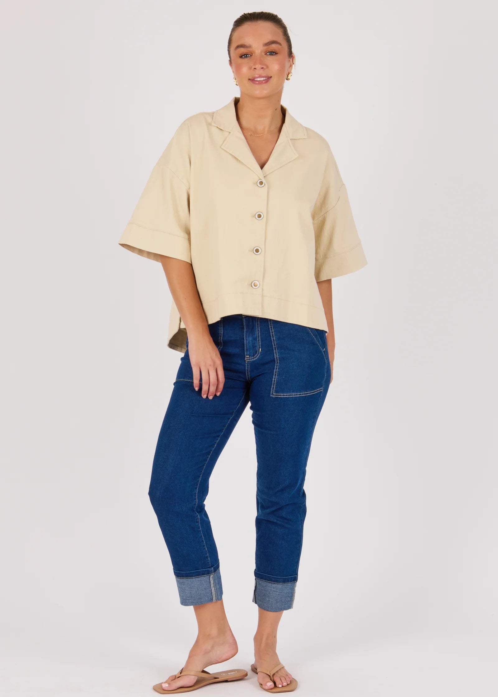 OTW Collared Shirt Ecru