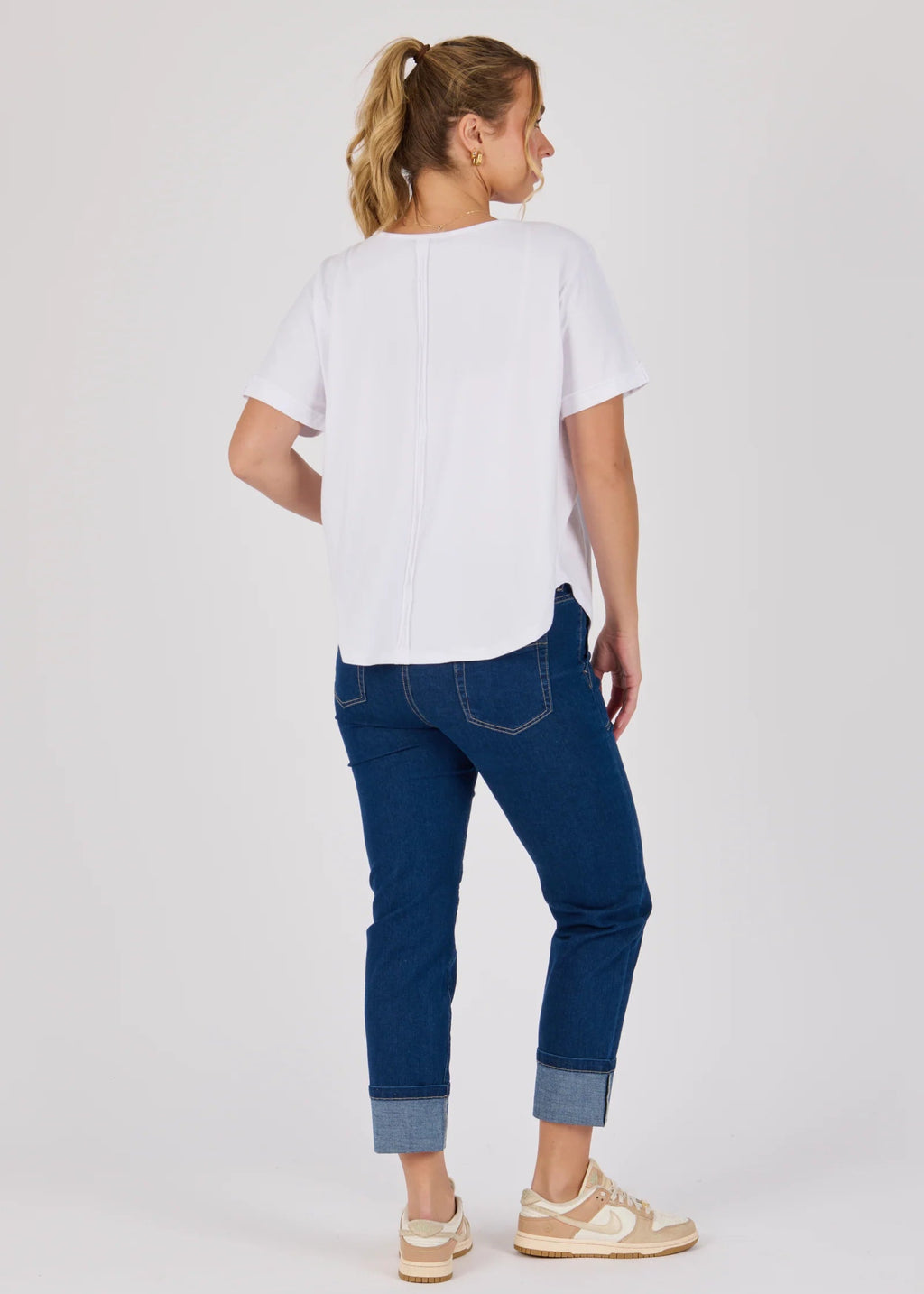 OTW V-Neck Tee White