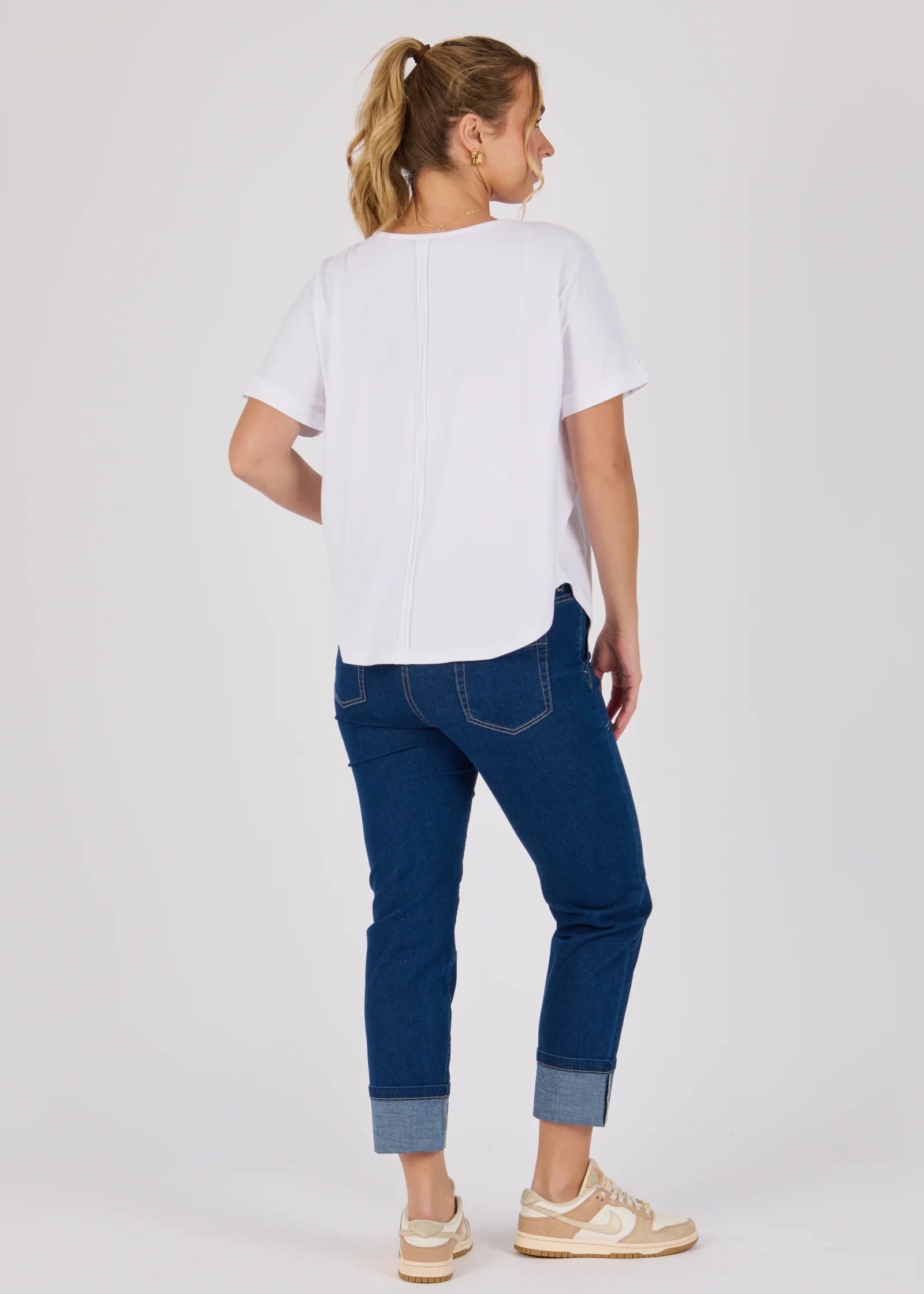OTW V-Neck Tee White