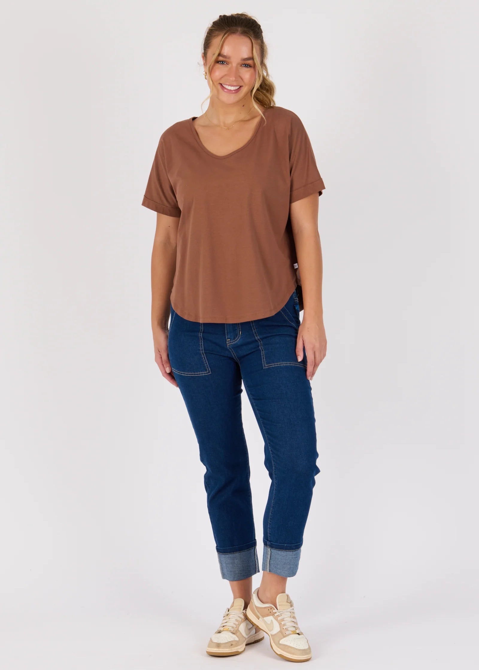 OTW V-Neck Tee Acorn