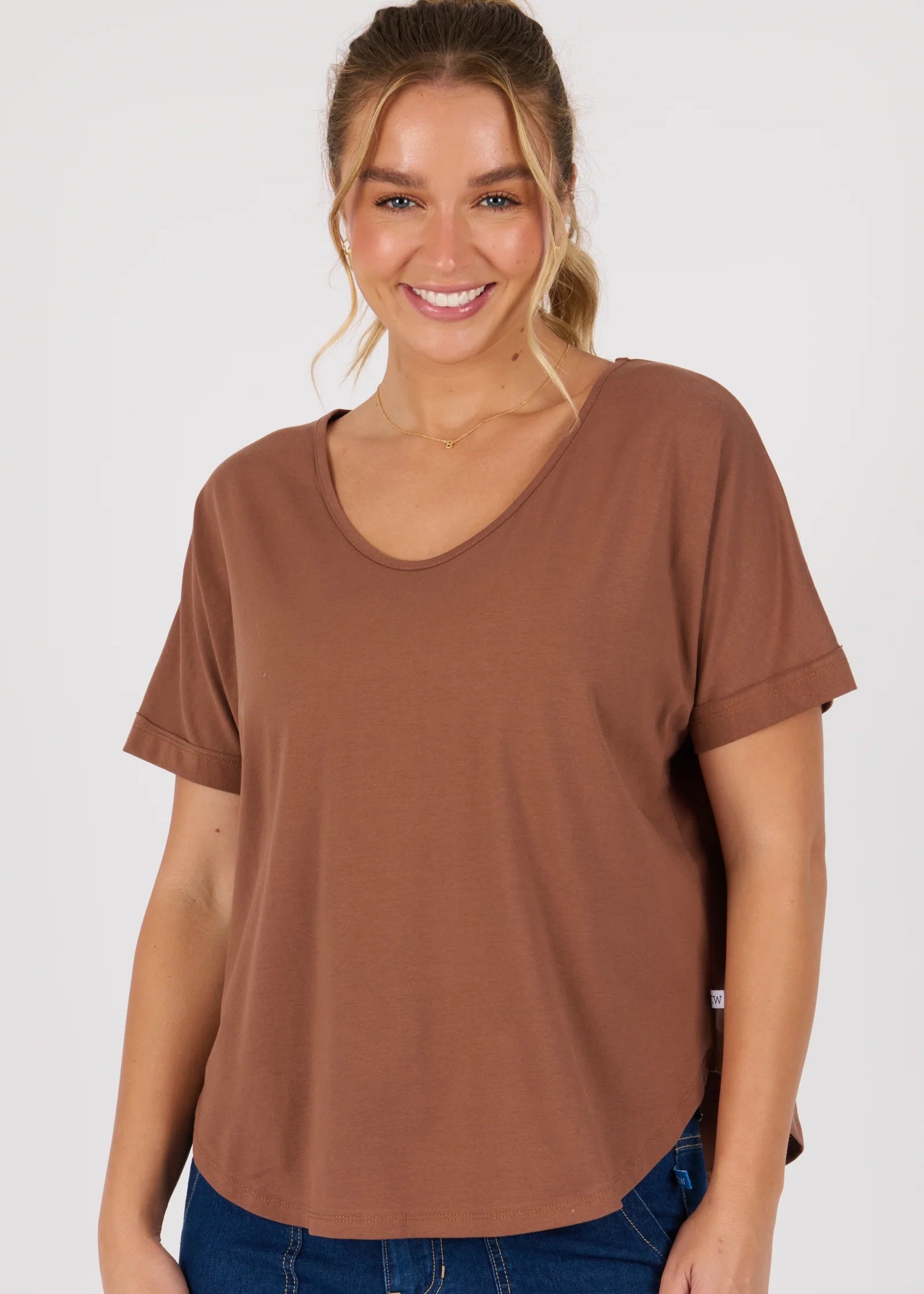 OTW V-Neck Tee Acorn