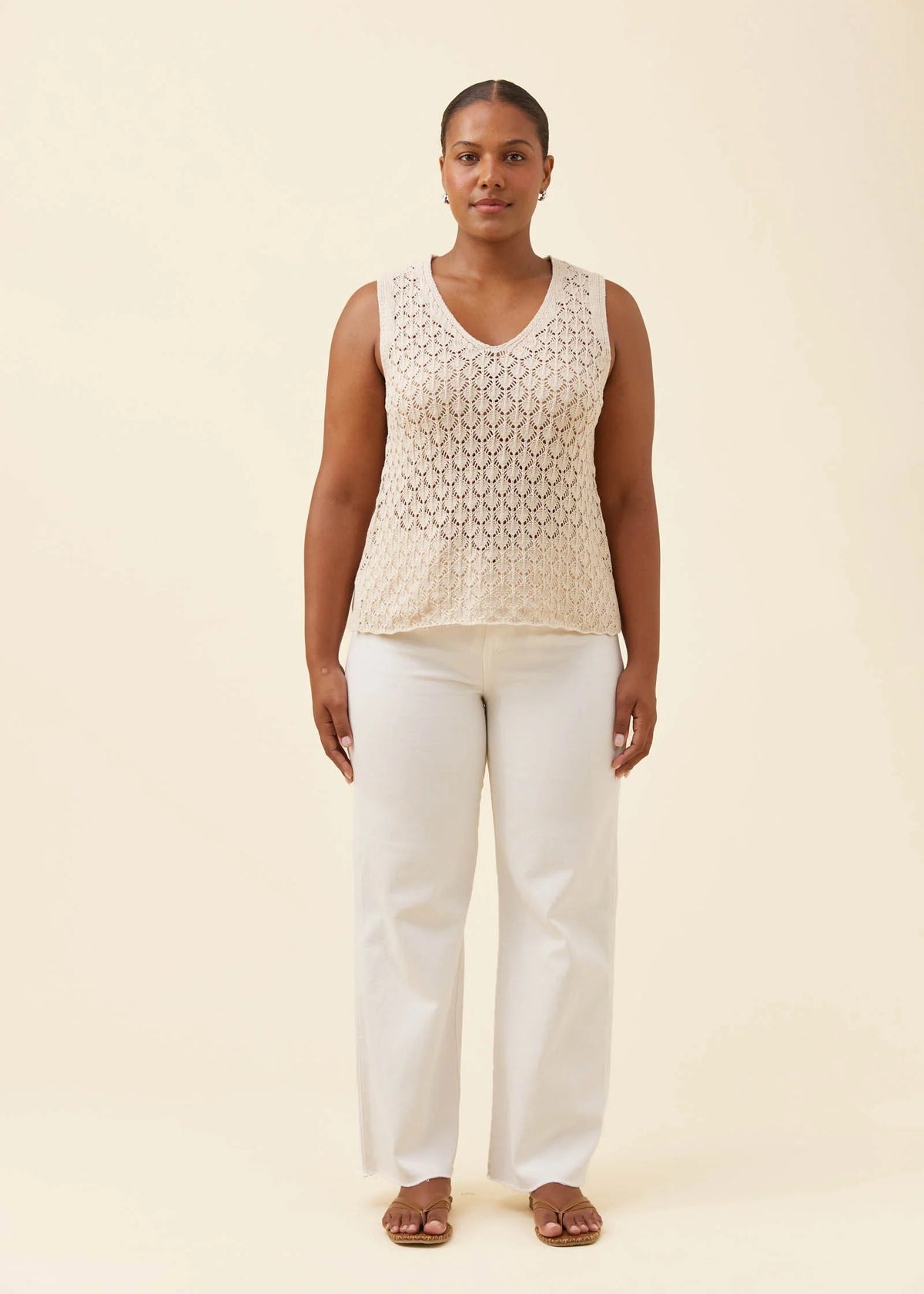 IOM Mia Knit Top Canvas