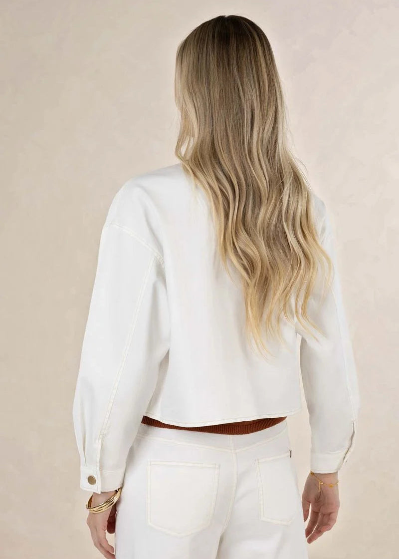 Humidity Ivy Denim Jacket Ivory