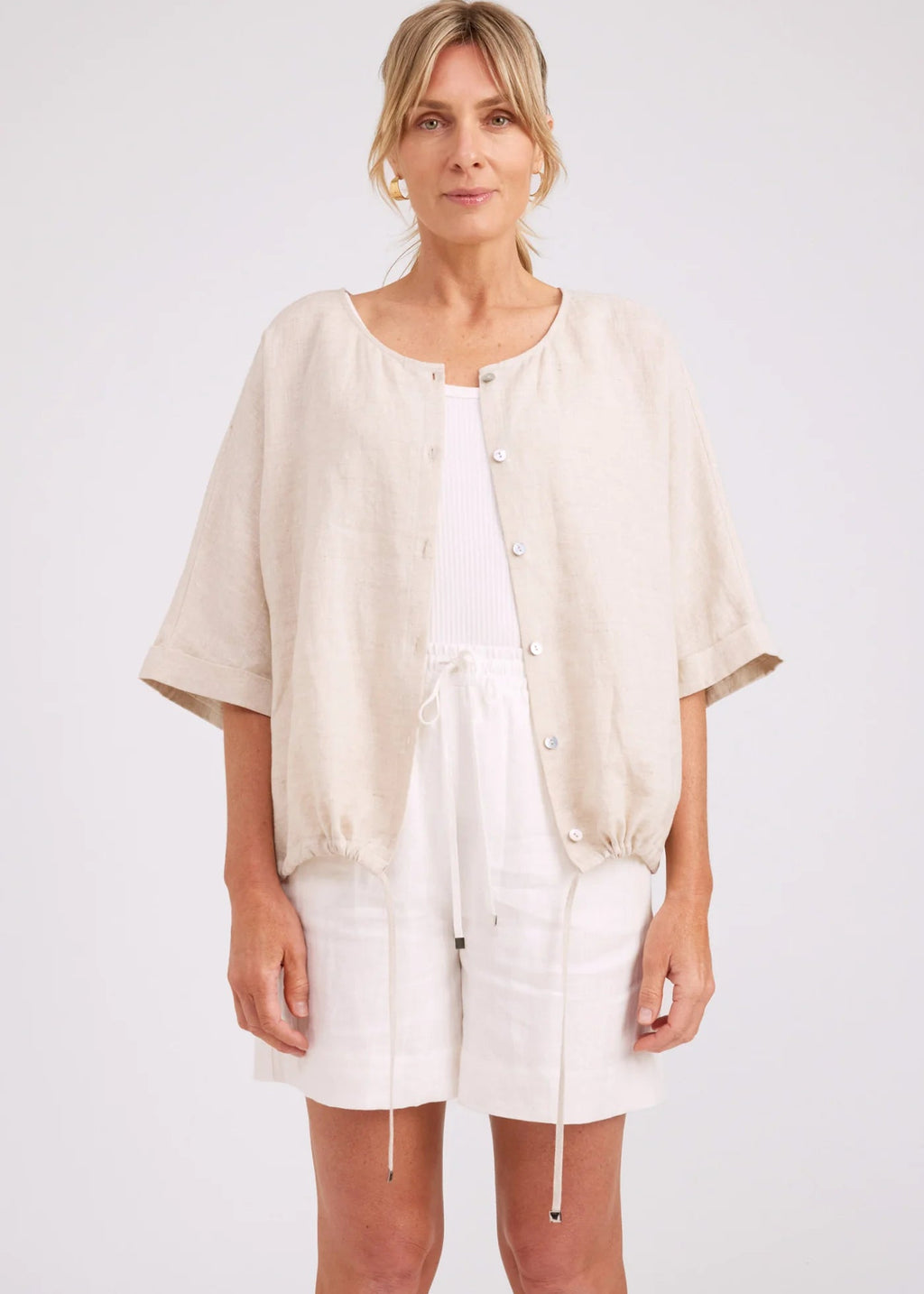 Eb & Ive Button Top Tusk