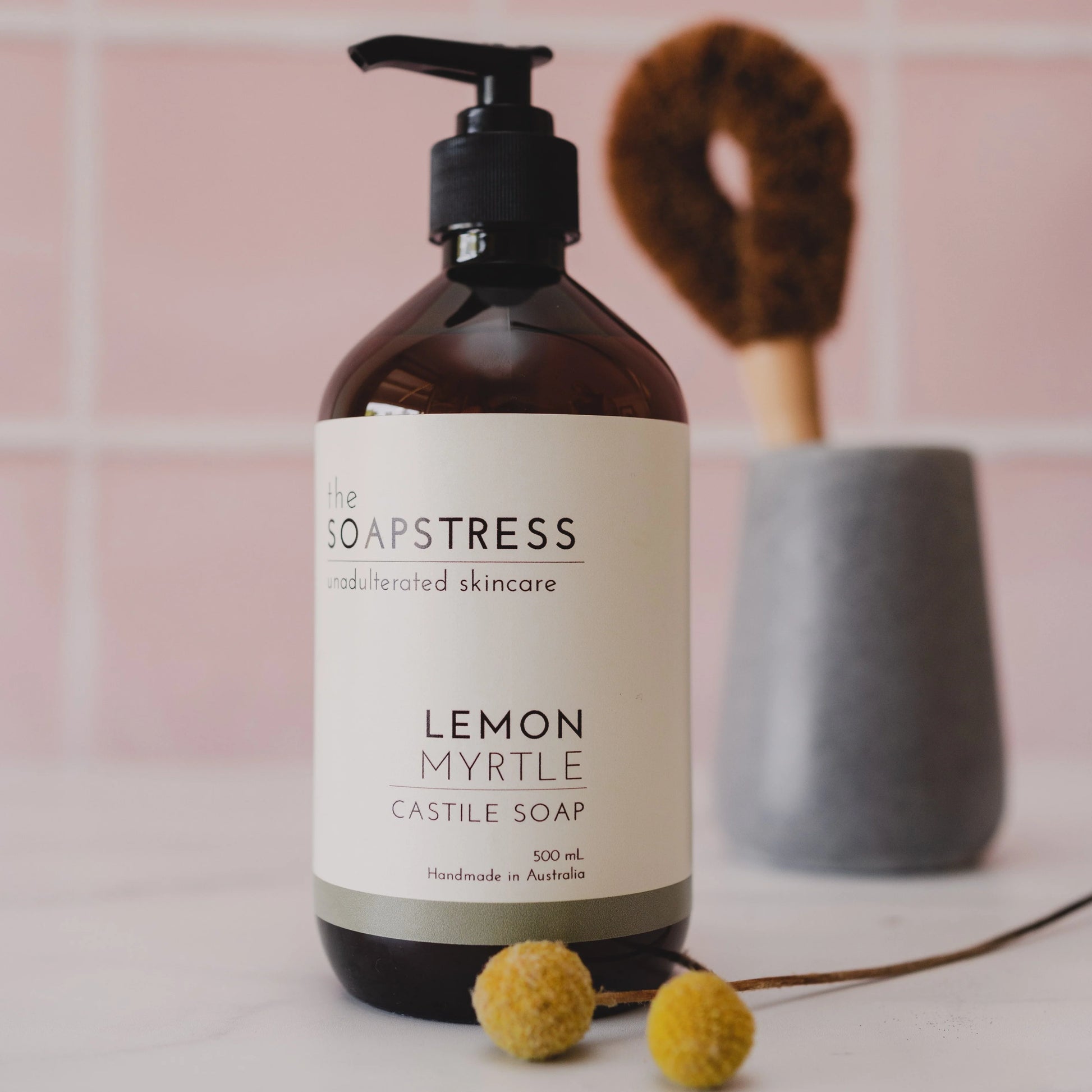 Soapstress Lemon Myrtle Liquid soap