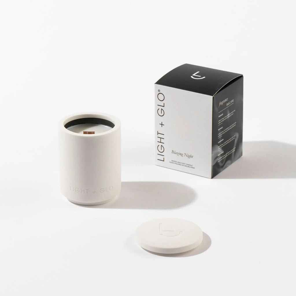 Light + Glo Ceramic Candle