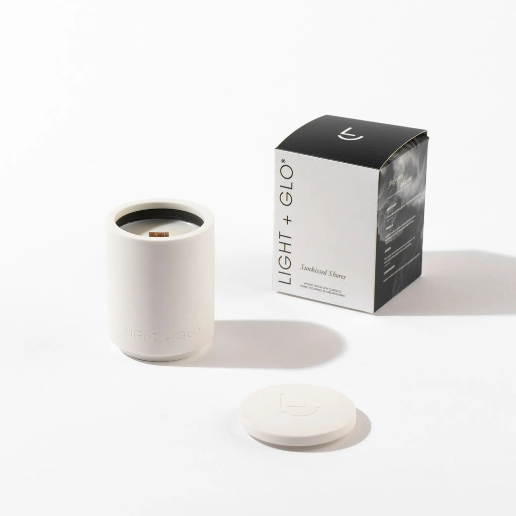 Light + Glo Ceramic Candle