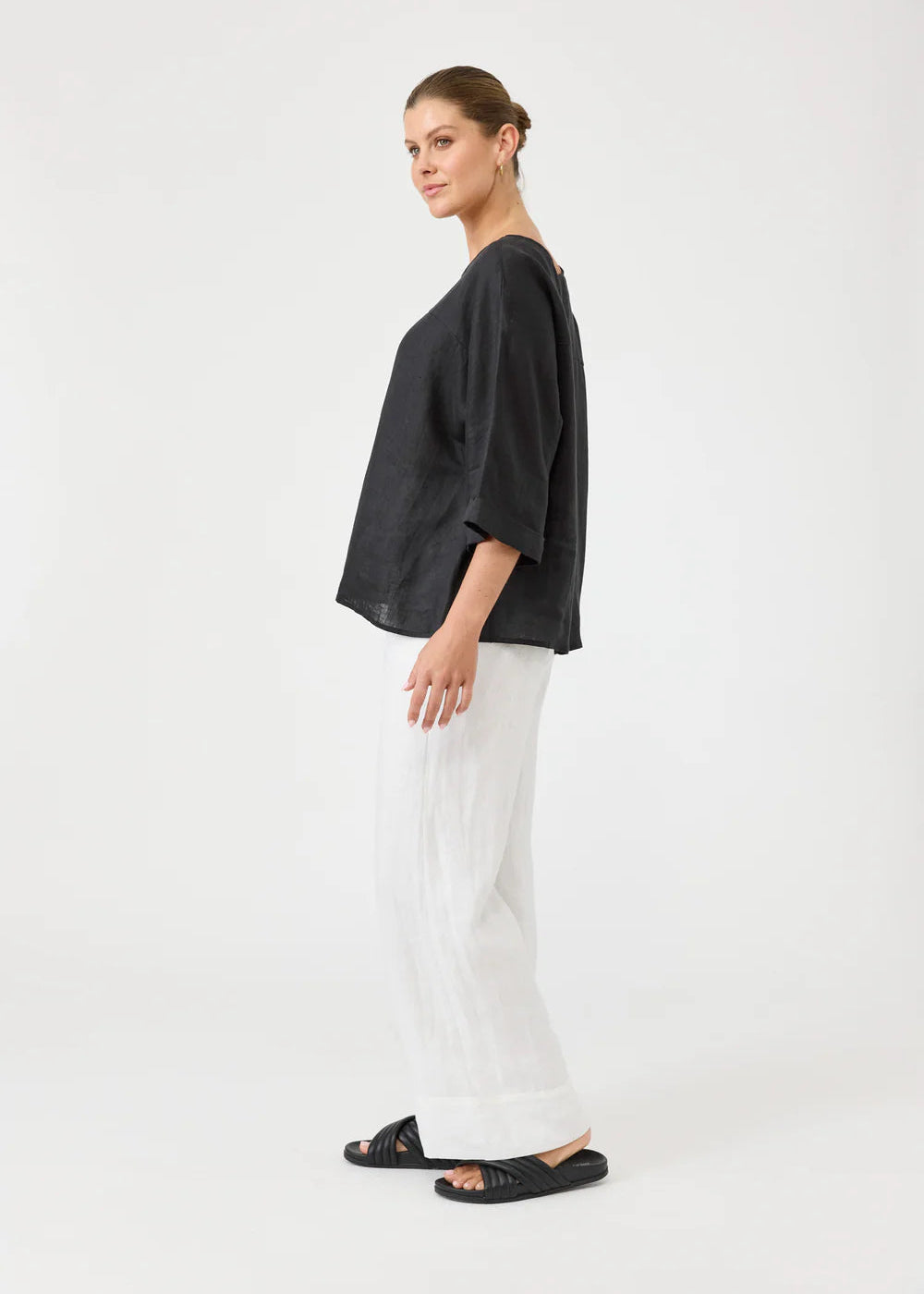 Eb & Ive Studio Relaxed Top Ebony