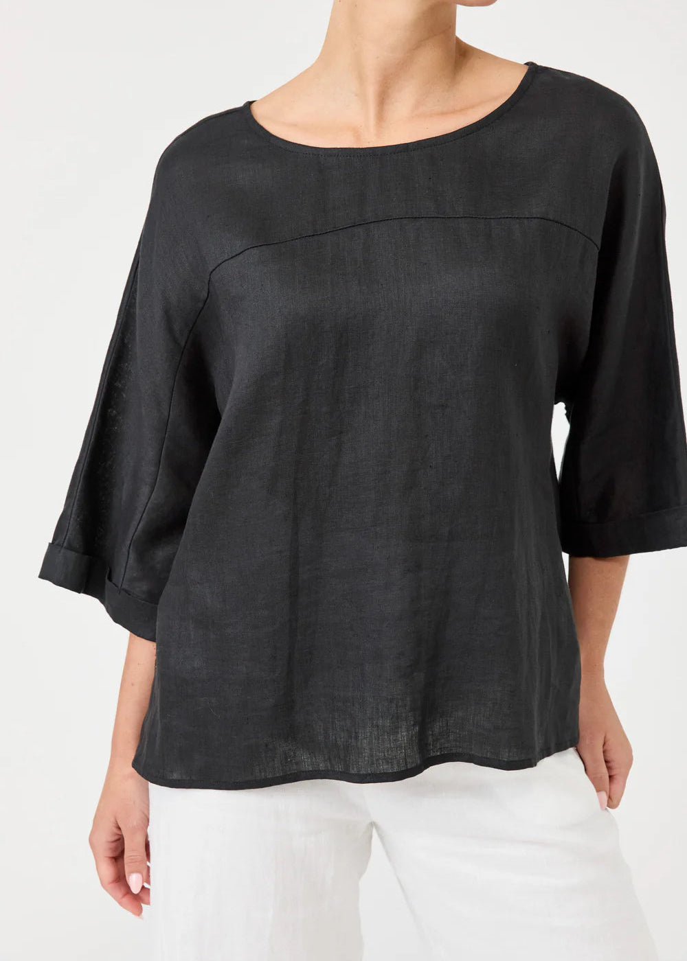 Eb & Ive Studio Relaxed Top Ebony