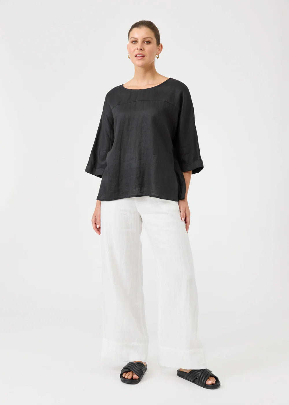 Eb & Ive Studio Relaxed Top Ebony