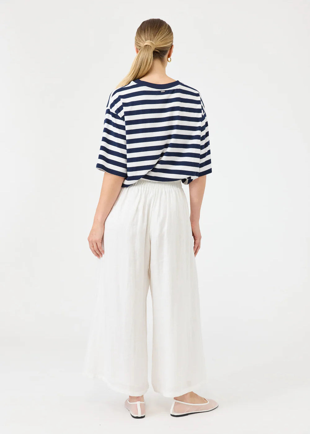 Eb & Ive Studio Crop Pant Salt