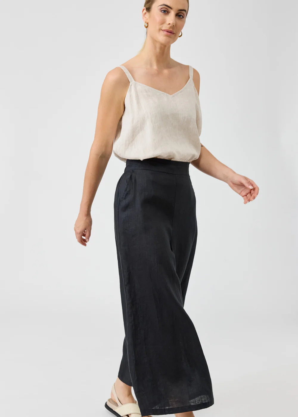 Eb & Ive Studio Crop Pant Ebony