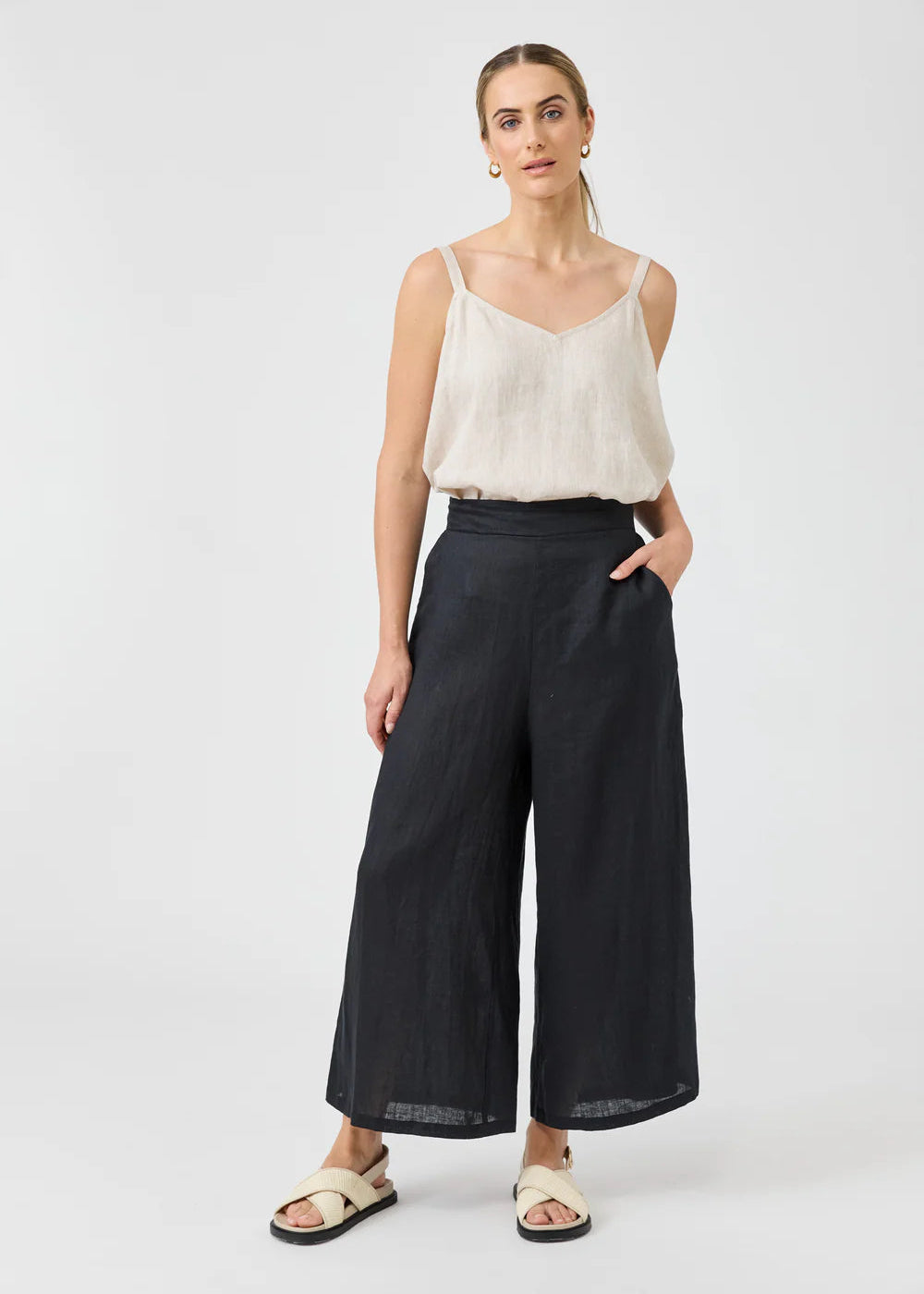 Eb & Ive Studio Crop Pant Ebony