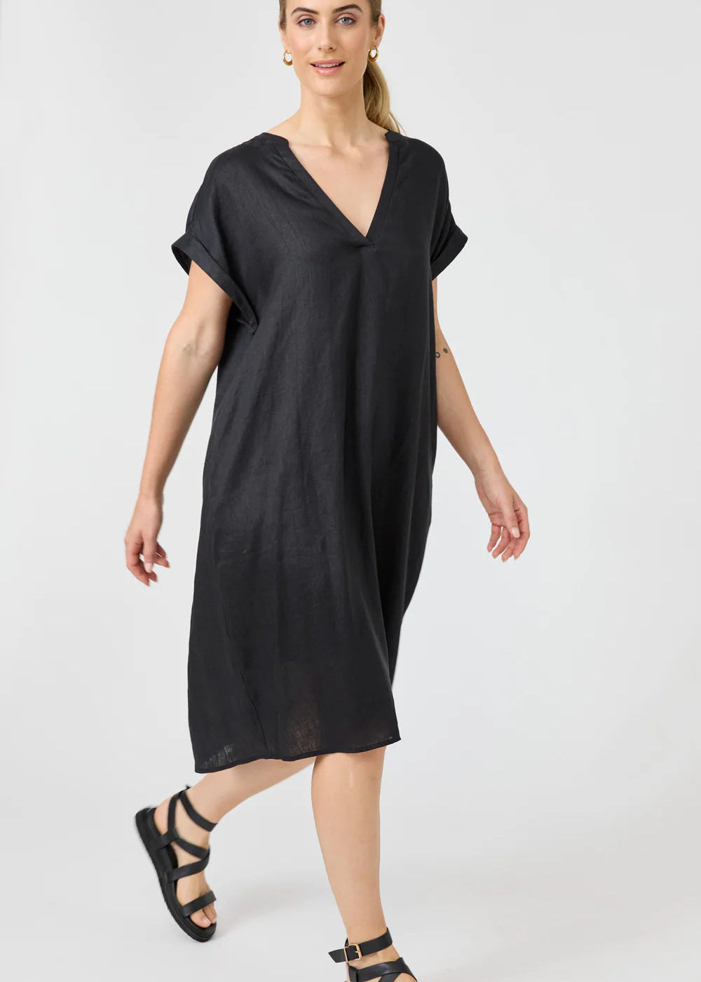 Eb & Ive Studio Dress Ebony