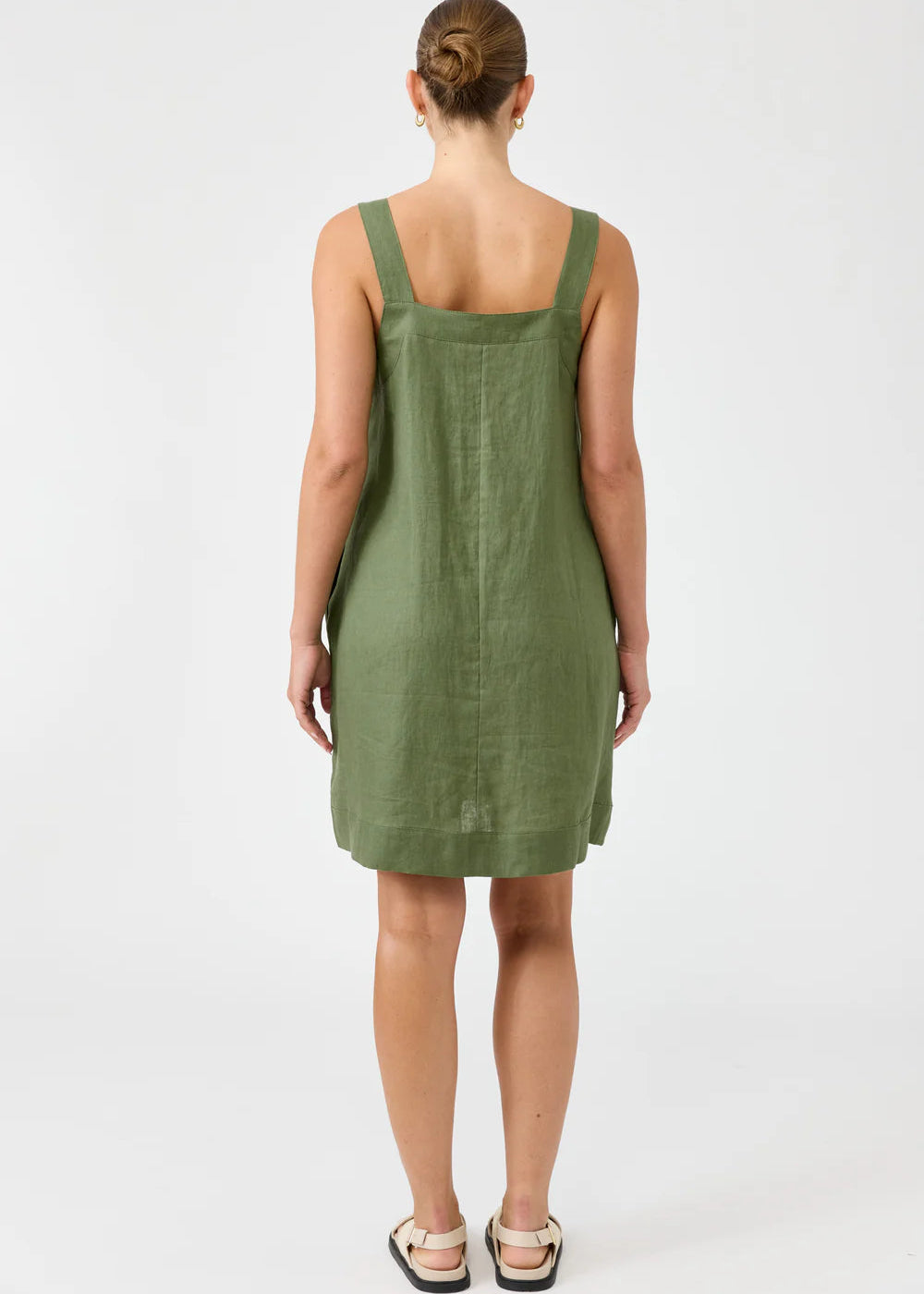 Eb & Ive Studio Tank Dress Olive