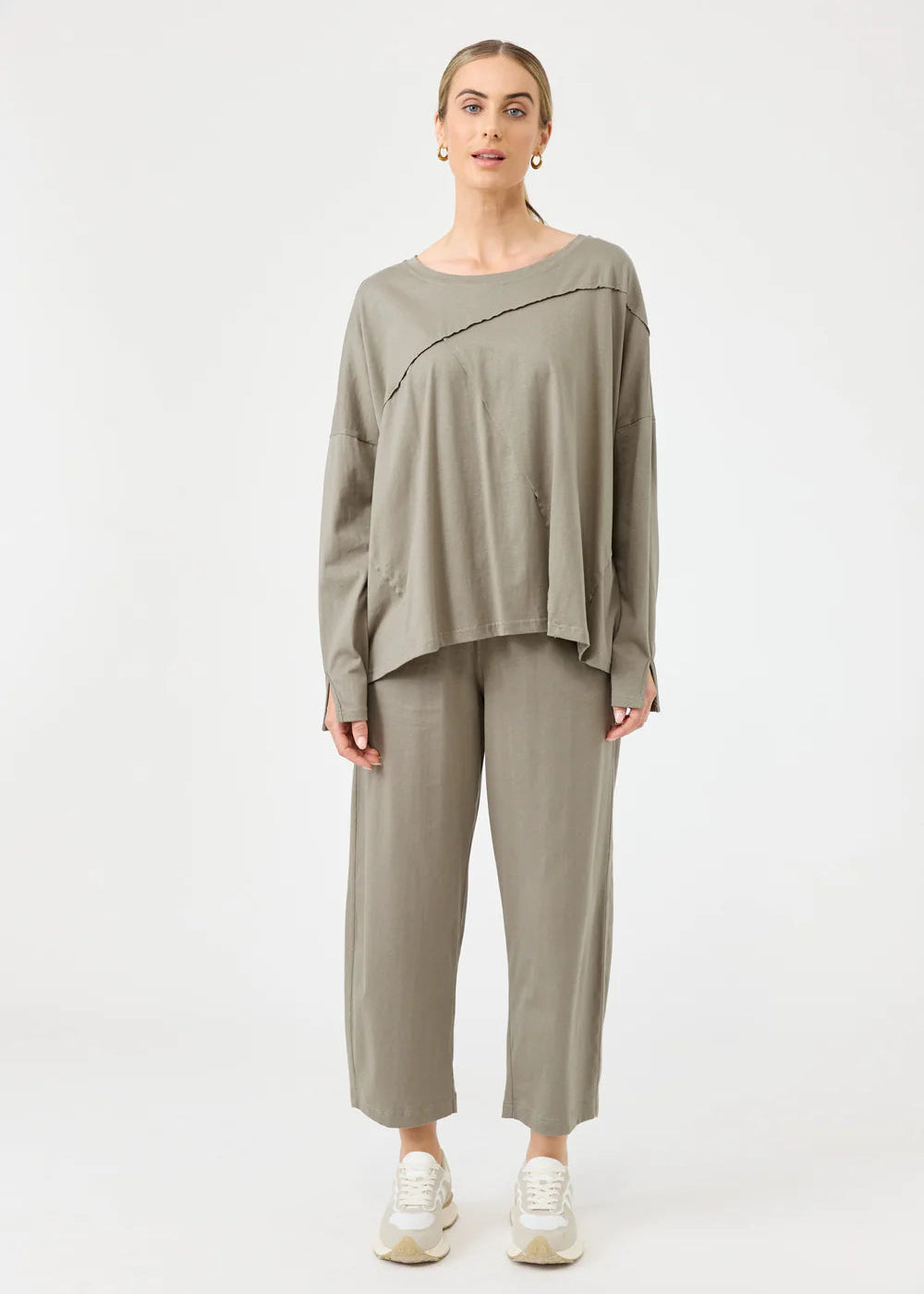 Eb & Ive Studio Travel Shirt Olive