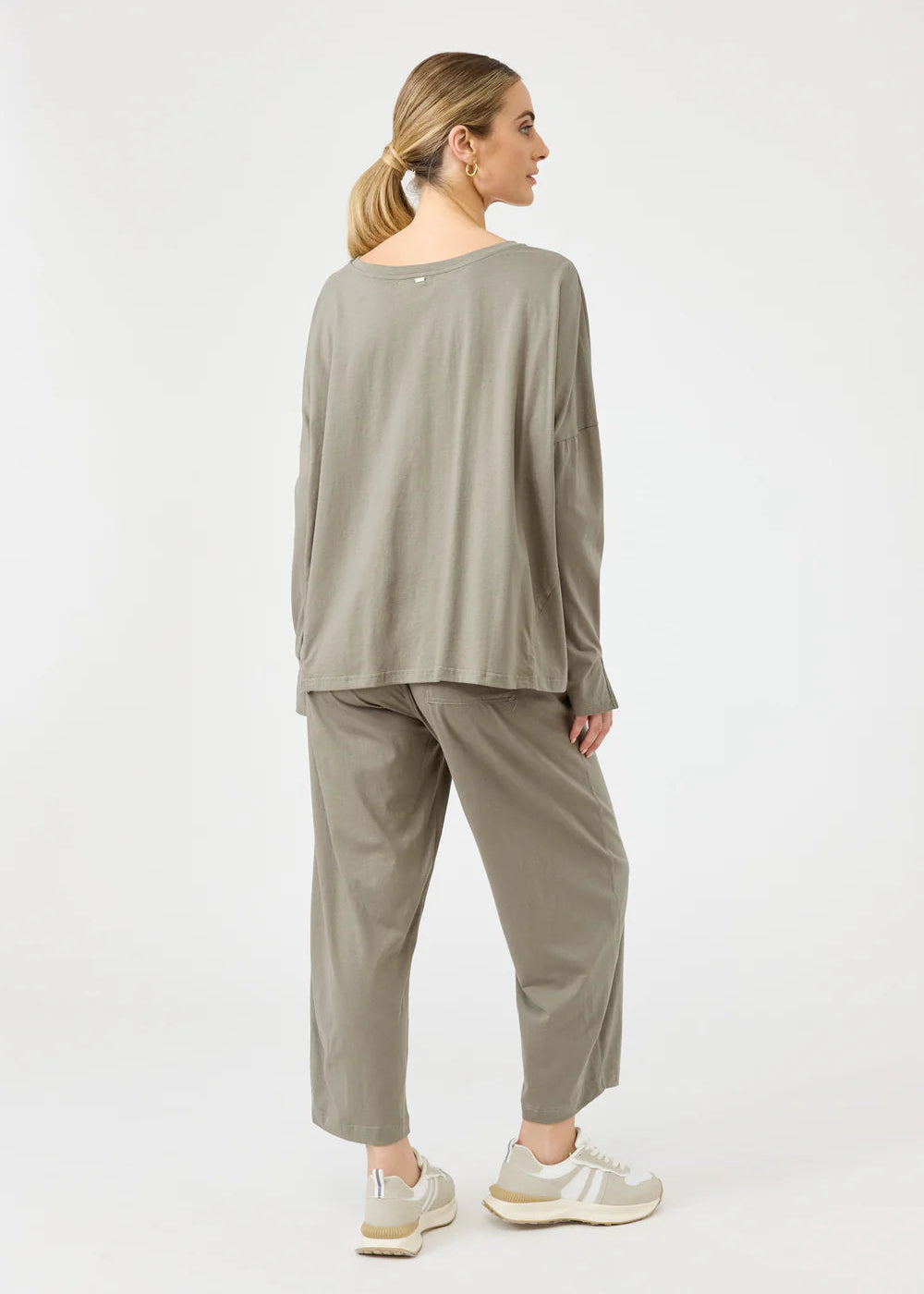 Eb & Ive Studio Travel Shirt Olive