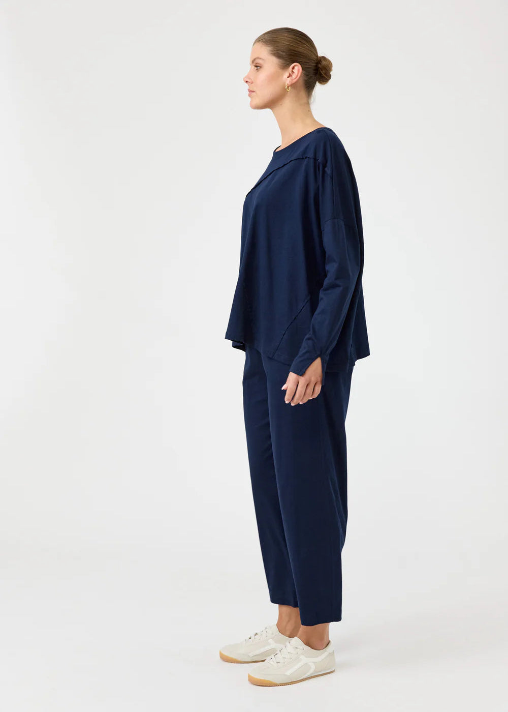 Eb & Ive Studio Travel Shirt Indigo