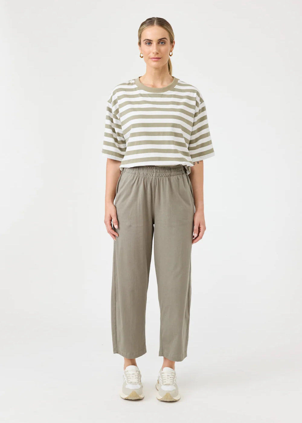 Eb & Ive Studio Travel Pant Olive
