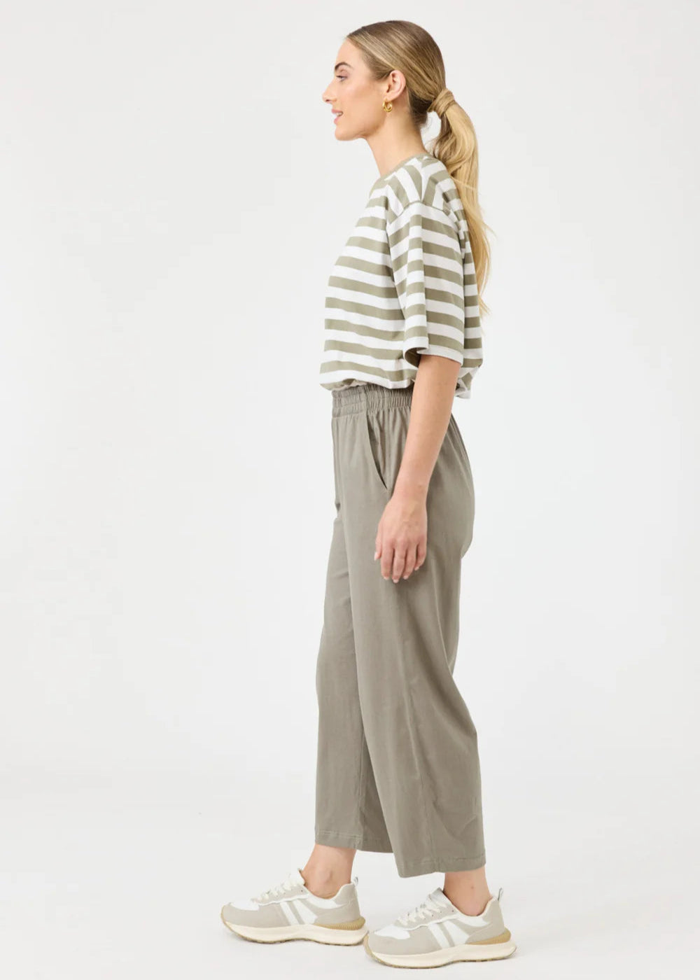 Eb & Ive Studio Travel Pant Olive