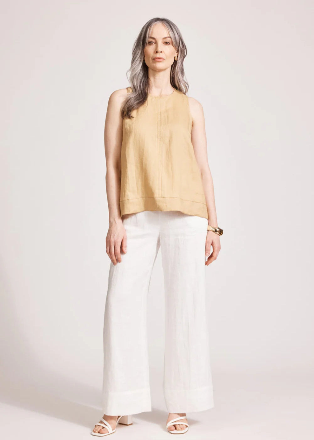 Eb & Ive Miramar Tank Top Camel