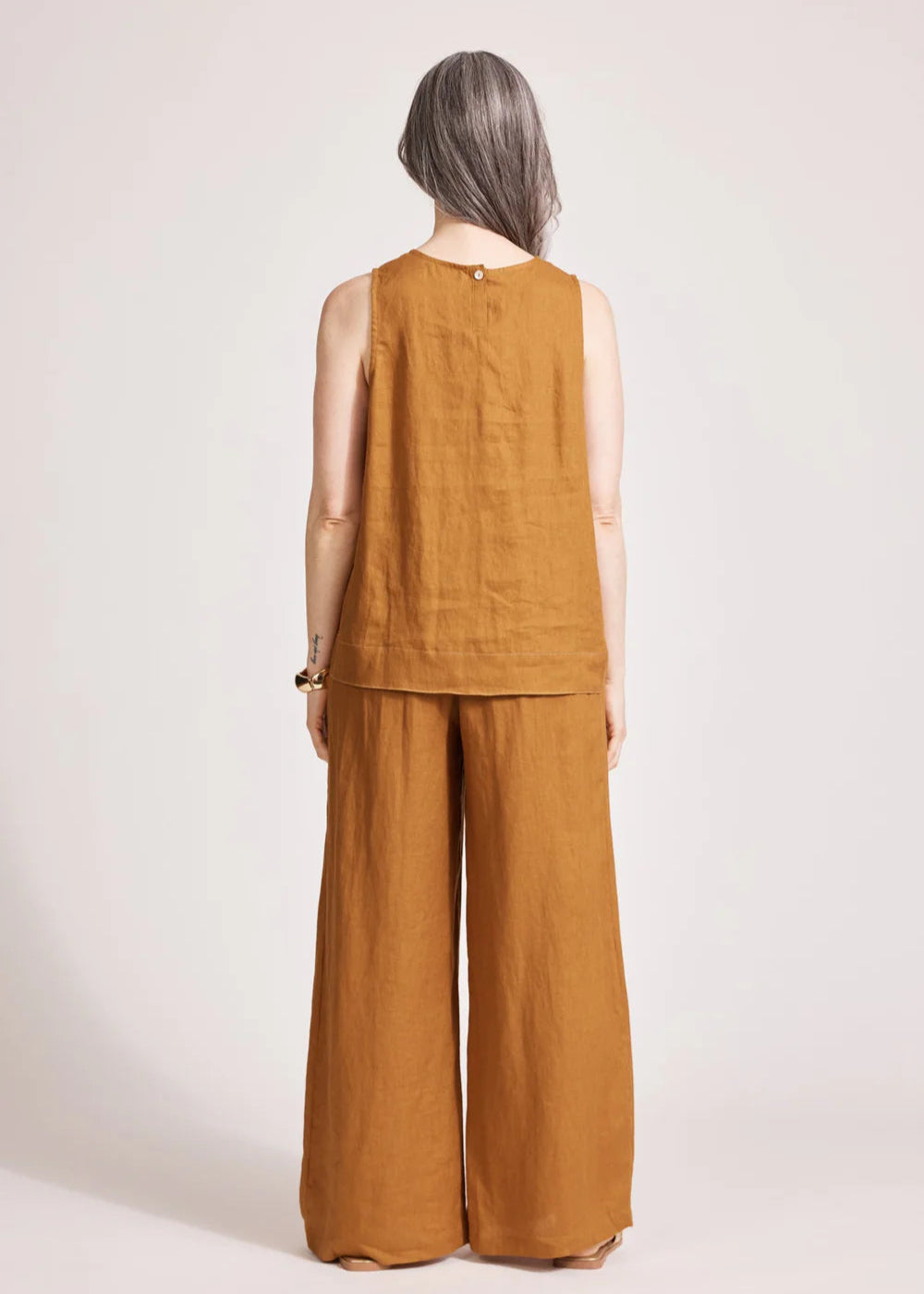 Eb & Ive Miramar Tank Top Caramel