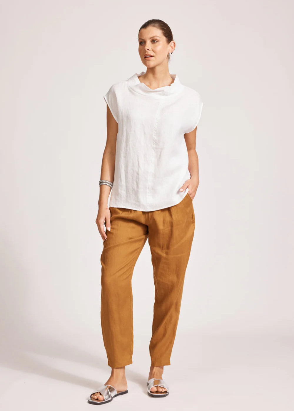 Eb & Ive Miramar Top White