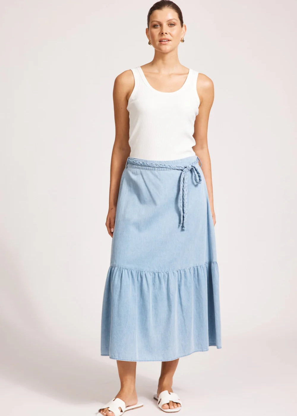 Eb & Ive Melania Denim Skirt