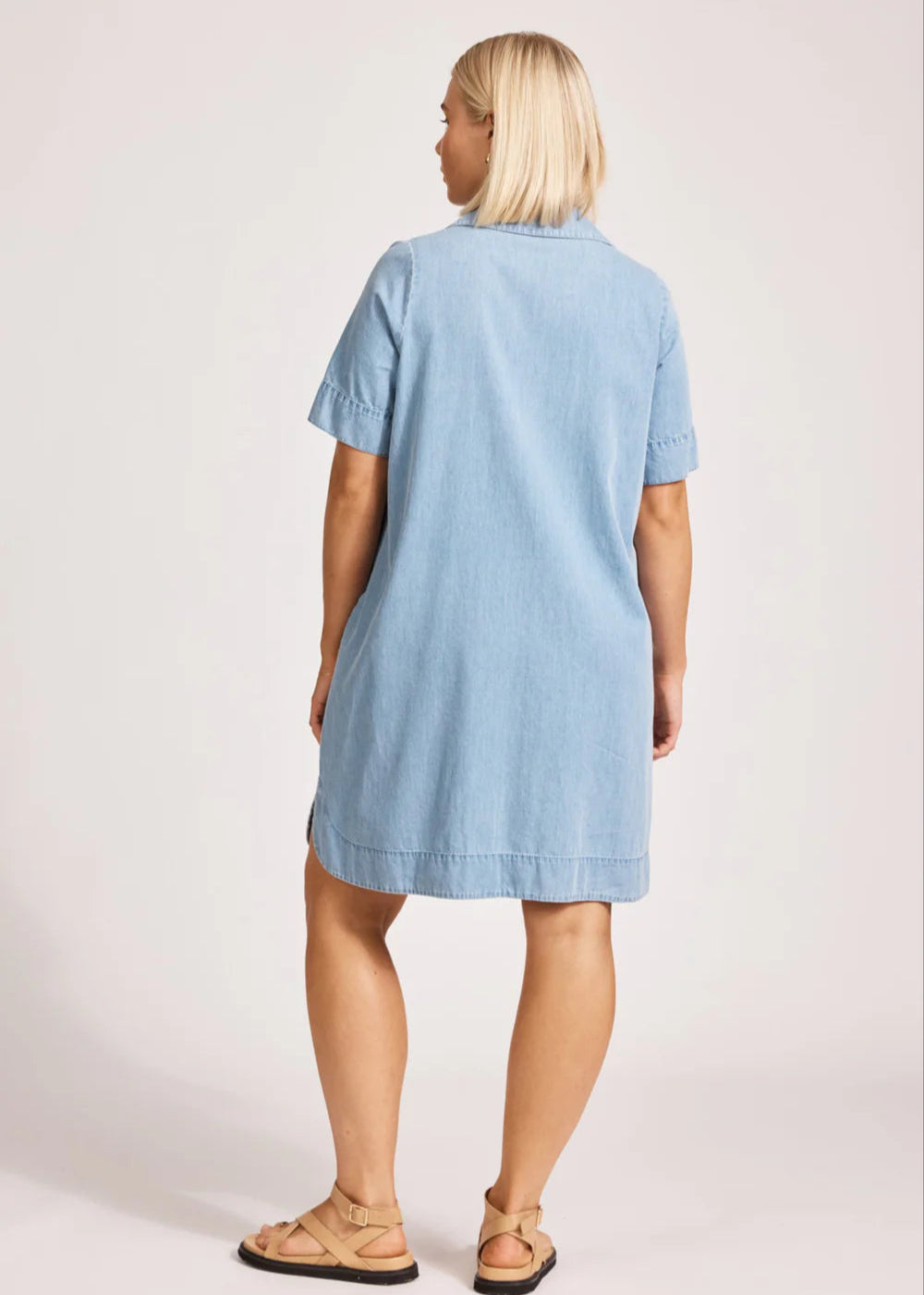 Eb & Ive Melania Denim Shirt Dress