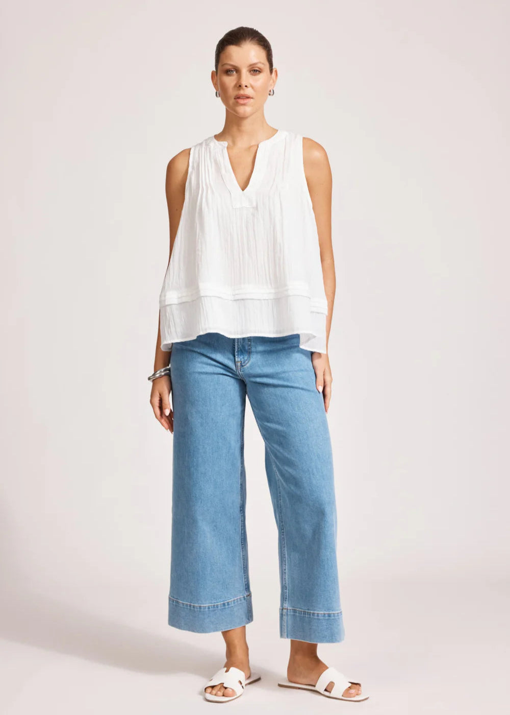 Eb & Ive Orsula Tank White