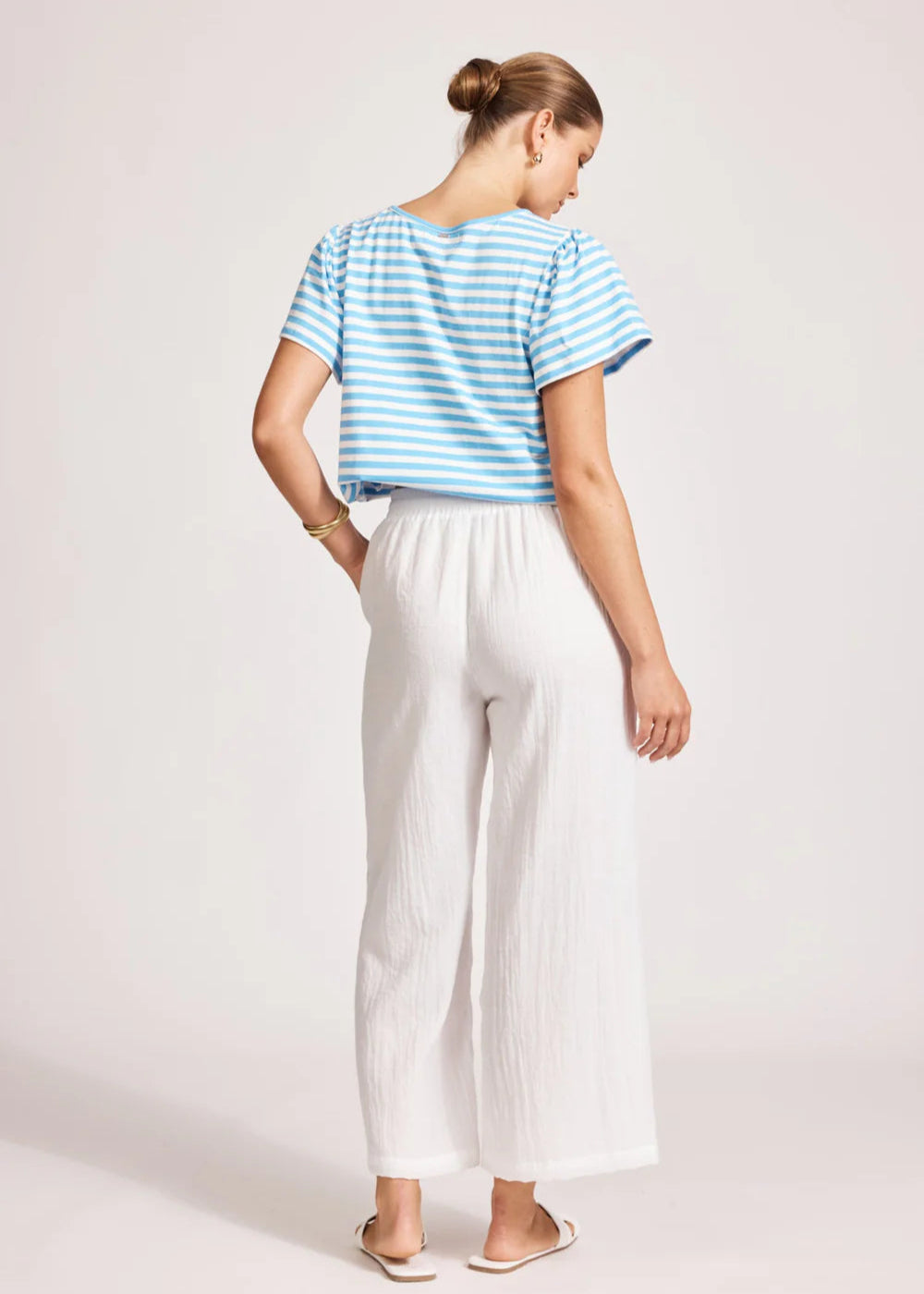 Eb & Ive Orsula Crop Pant White