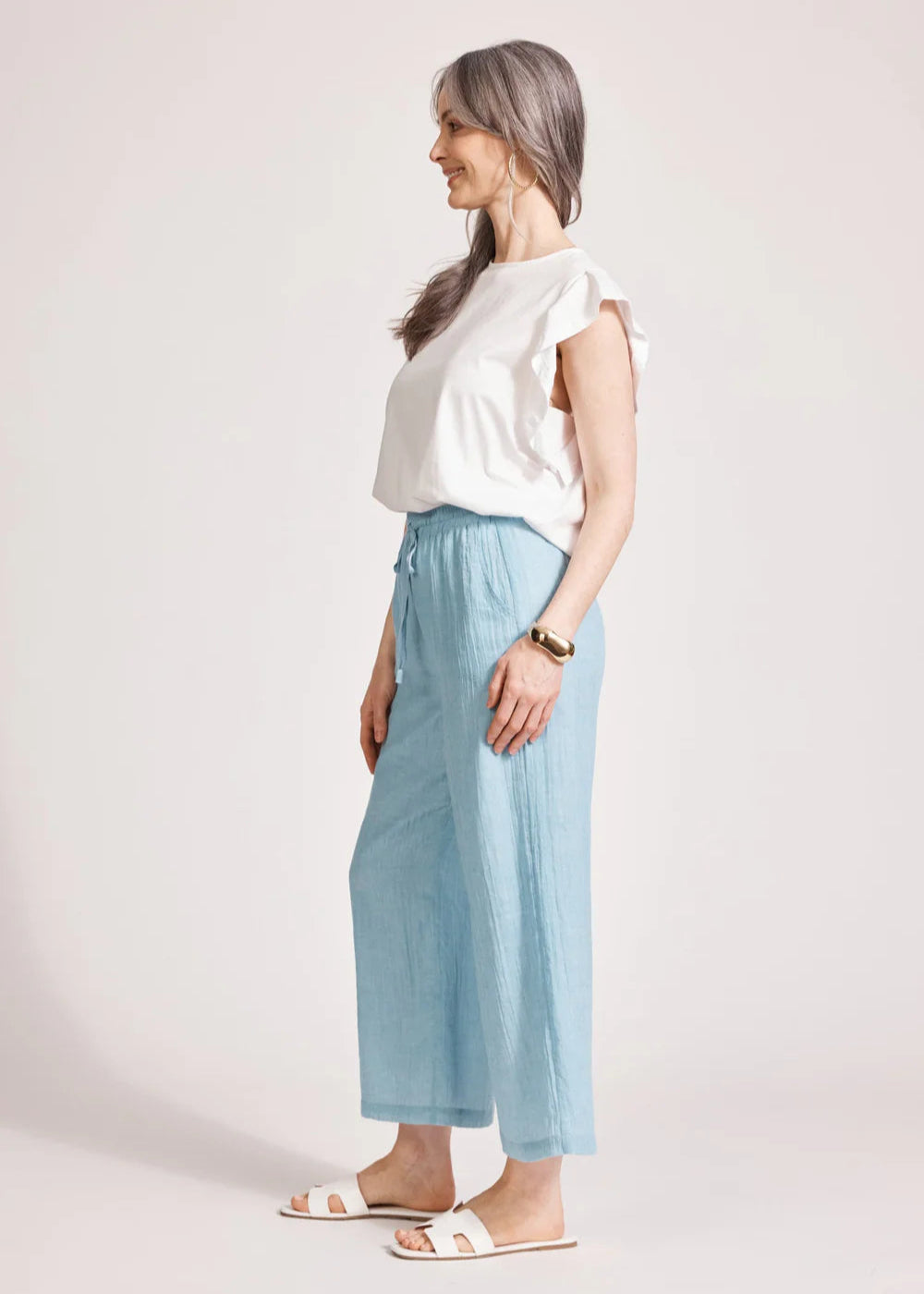Eb & Ive Orsula Crop Pant Nimbus