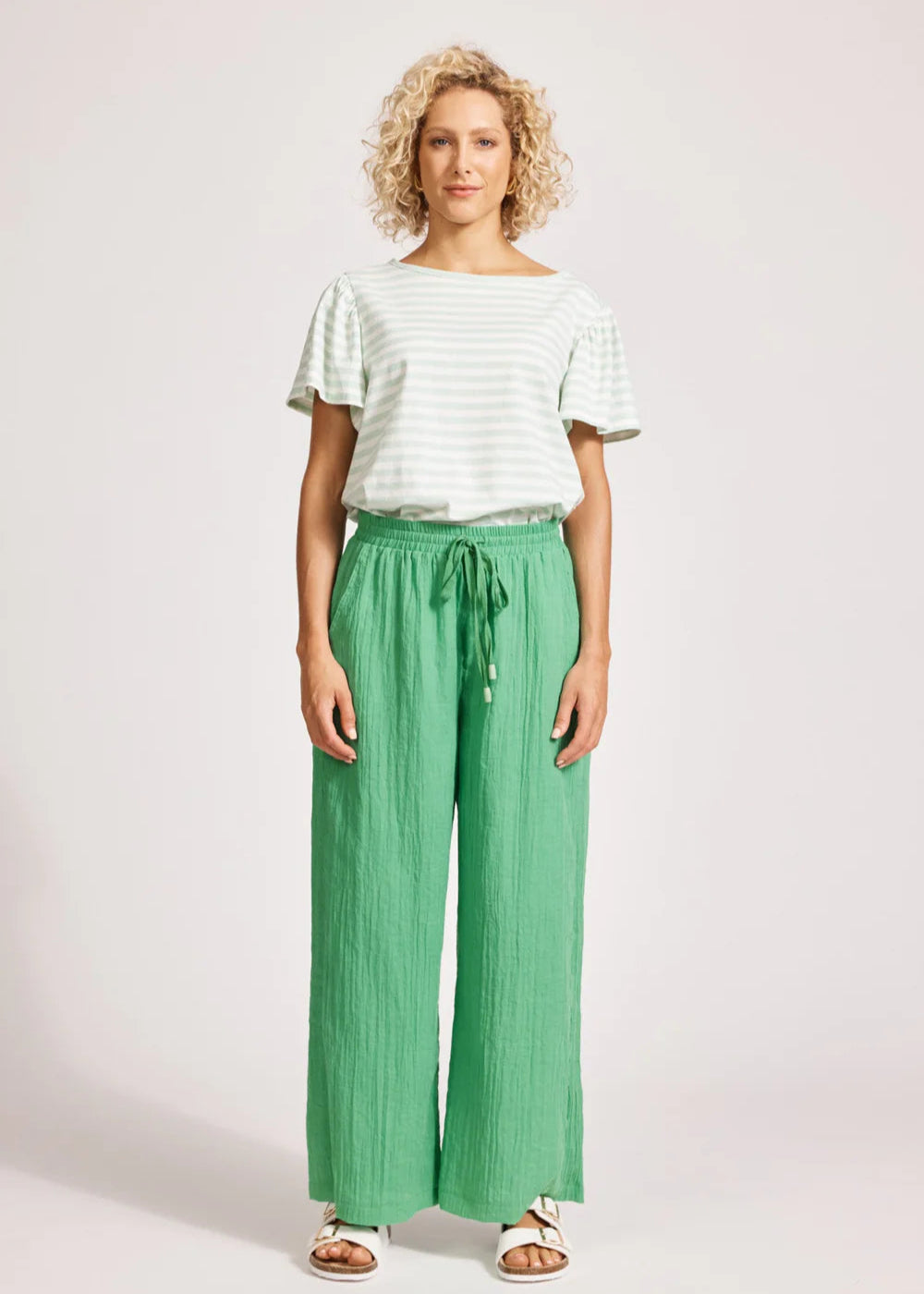 Eb & Ive Orsula Crop Pant Jade