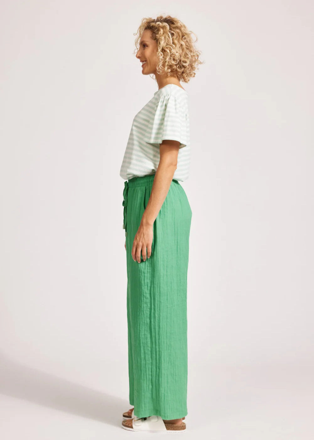 Eb & Ive Orsula Crop Pant Jade