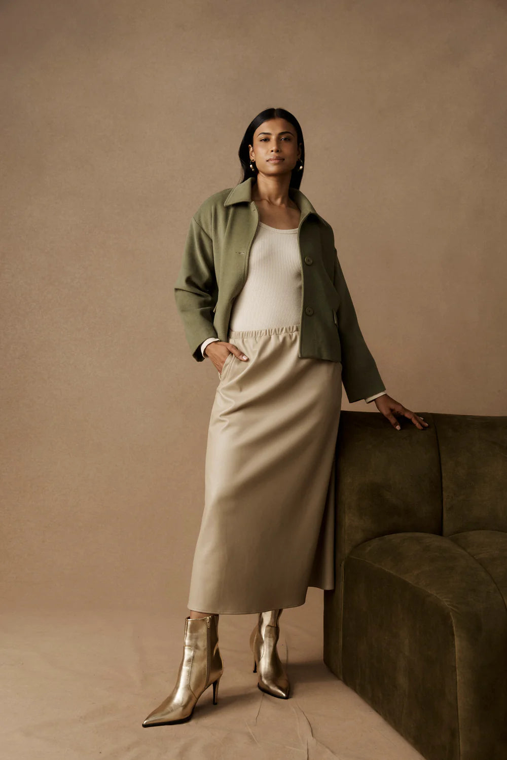 Eb & Ive Wanderer Crop Jacket Pampus