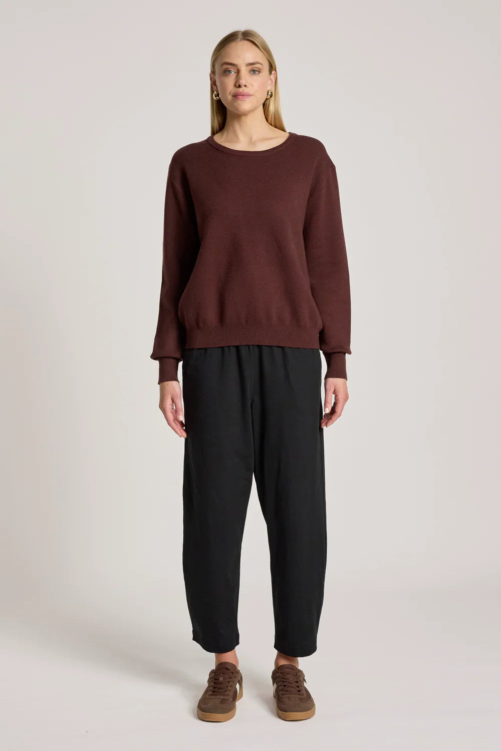 Eb & Ive Zala Jumper Mahogany