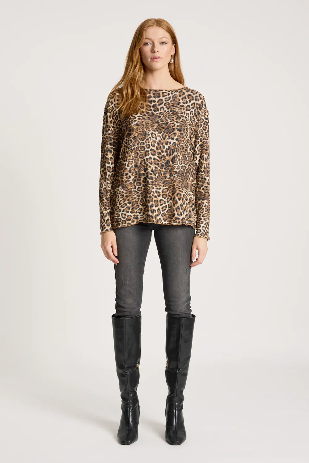 Eb & Ive Aria Long Sleeve Top Nomad