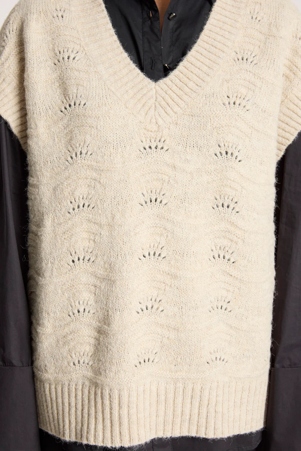 Eb & Ive Orin Knit Vest Dune
