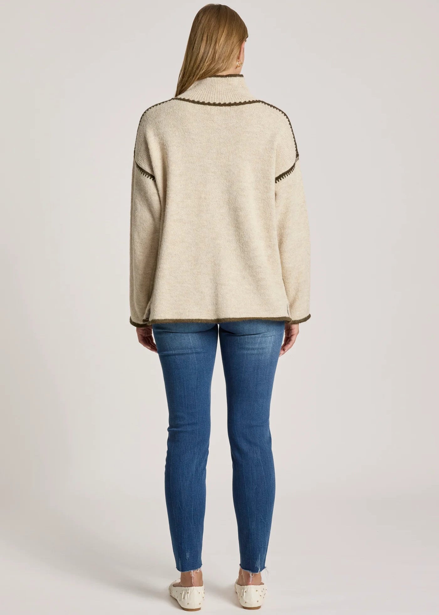 Eb & Ive Orin Jumper Dune/Olive