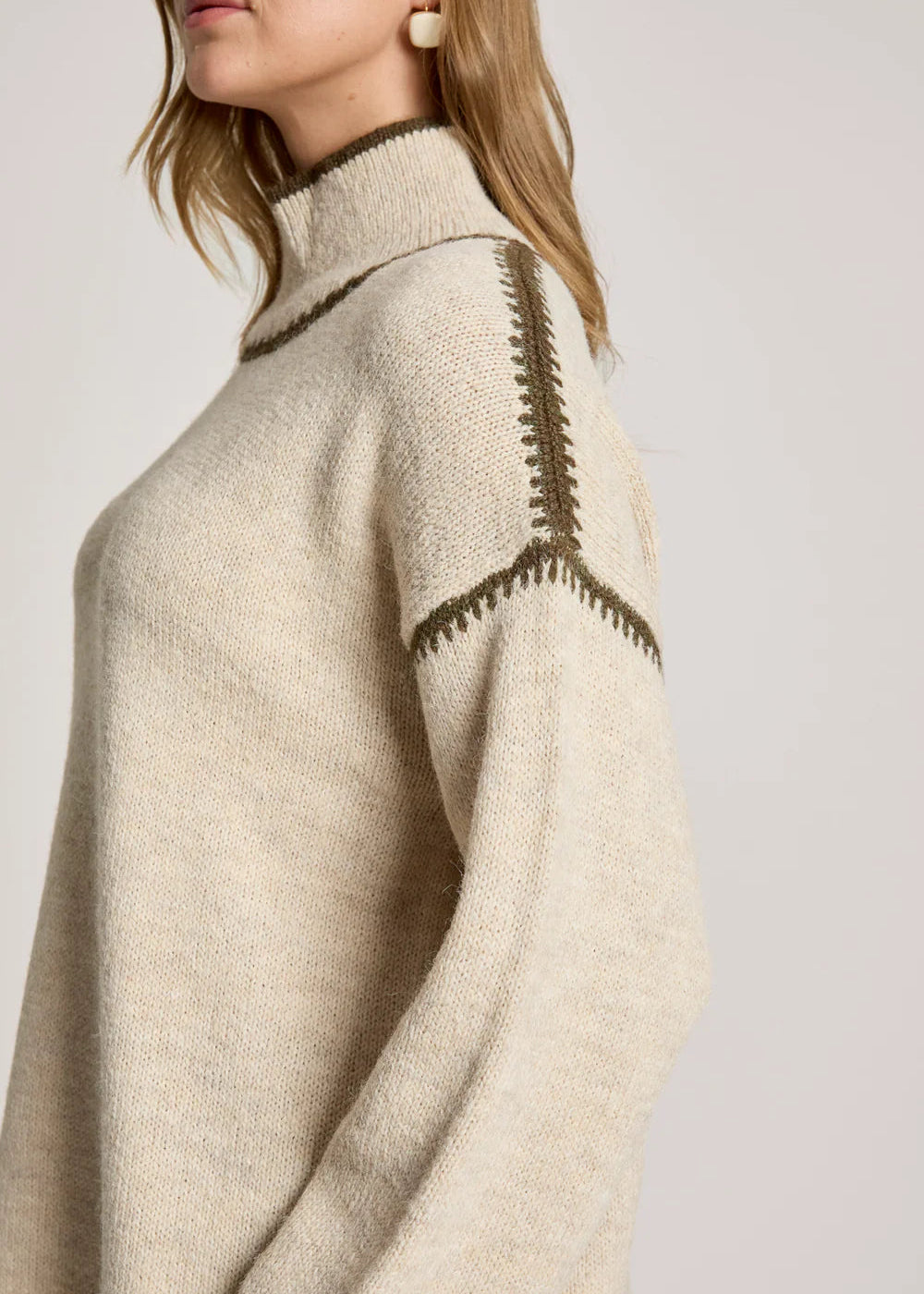 Eb & Ive Orin Jumper Dune/Olive