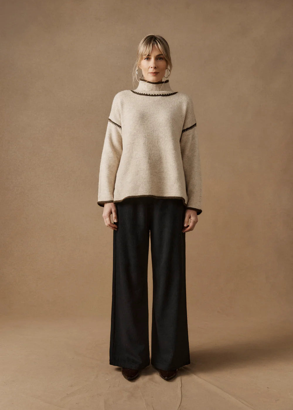 Eb & Ive Orin Jumper Dune/Olive