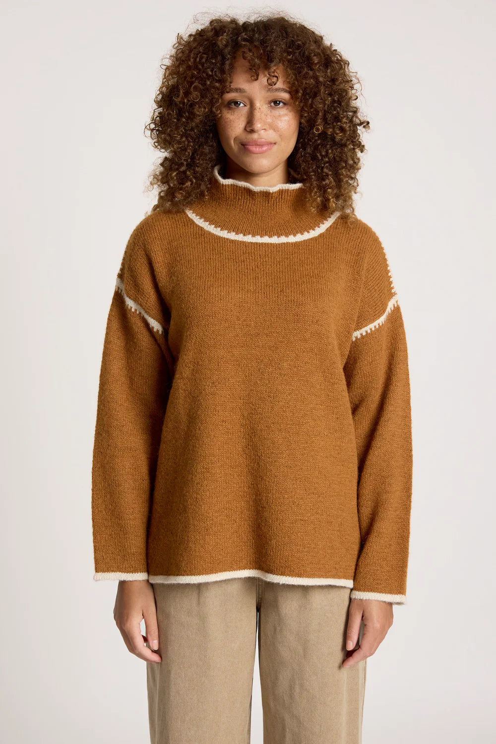 Eb & Ive Orin Jumper Caramel