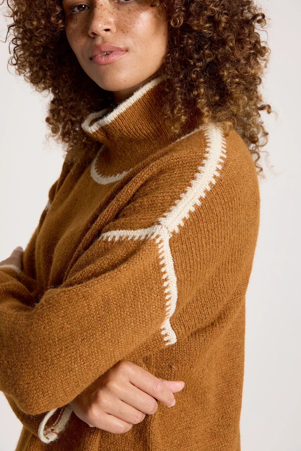 Eb & Ive Orin Jumper Caramel